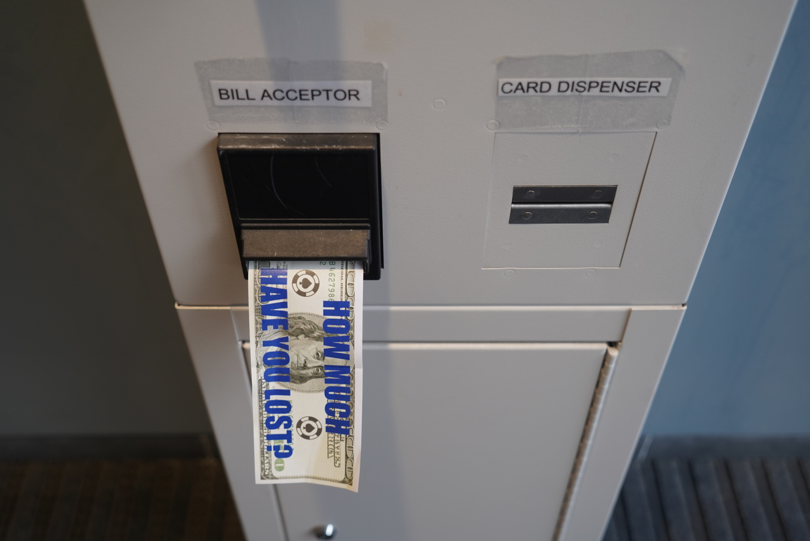 Sticker installed in public space