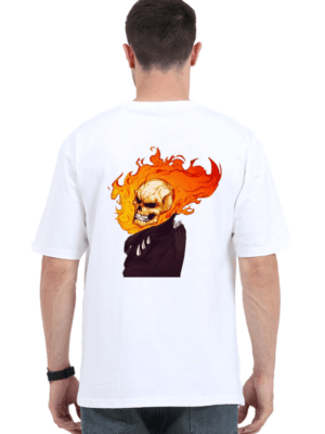 Ghost Rider Burning Glance Oversized Tee