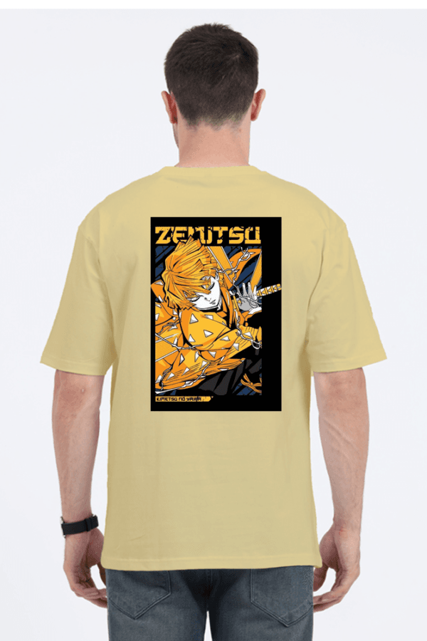 zenitsu png transparent Design Demon Slayer Shirt