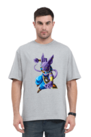 Beerus Attack Stance Oversized T-Shirt