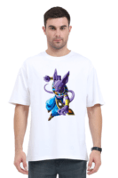 Beerus Attack Stance Oversized T-Shirt