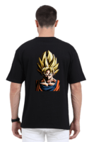 Locked In Oversized Tee – Goku Headshot Edition