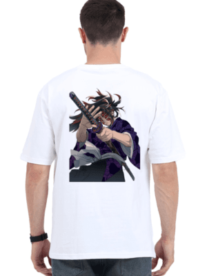 Moonlit Warrior Oversized Tee – Kokushibo Sword Draw Edition