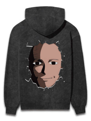 Saitama Wall-Breaker Hoodie – One Punch Man Edition