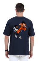 Clash of Titans Oversized Tee – Goku vs Vegeta Edition