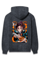 Tanjiro's Flaming Resolve Hoodie