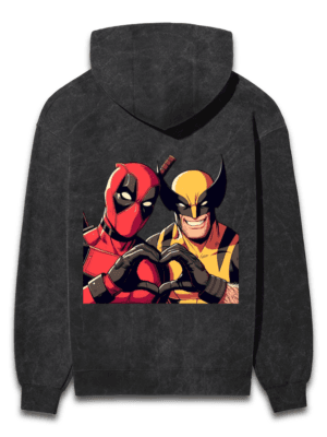 Heart of Heroes Hoodie – Deadpool & Wolverine Edition