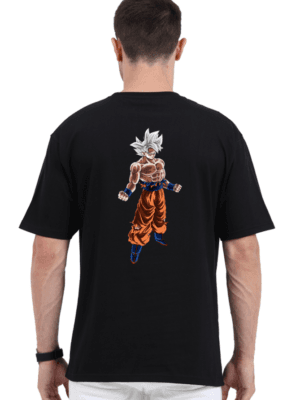 Power Surge Oversized Tee – Goku Charging Up Edition