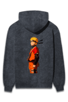 Shinobi Elegance Oversized Hoodie – Naruto’s Side Profile Edition