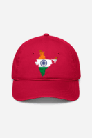 Tricolor India Map Cap – Patriot Edition