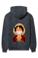 The Pirate King’s Grin Oversized Hoodie – Luffy’s Iconic Smile Edition