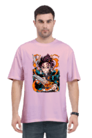 Tanjiro Flame Breather Oversized T-Shirt