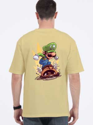 luigi crushes mushroom