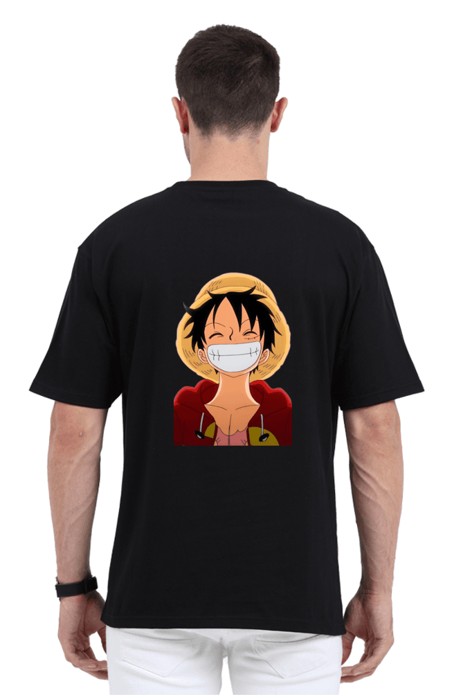 Luffy’s Joyful Grin Oversized Tee