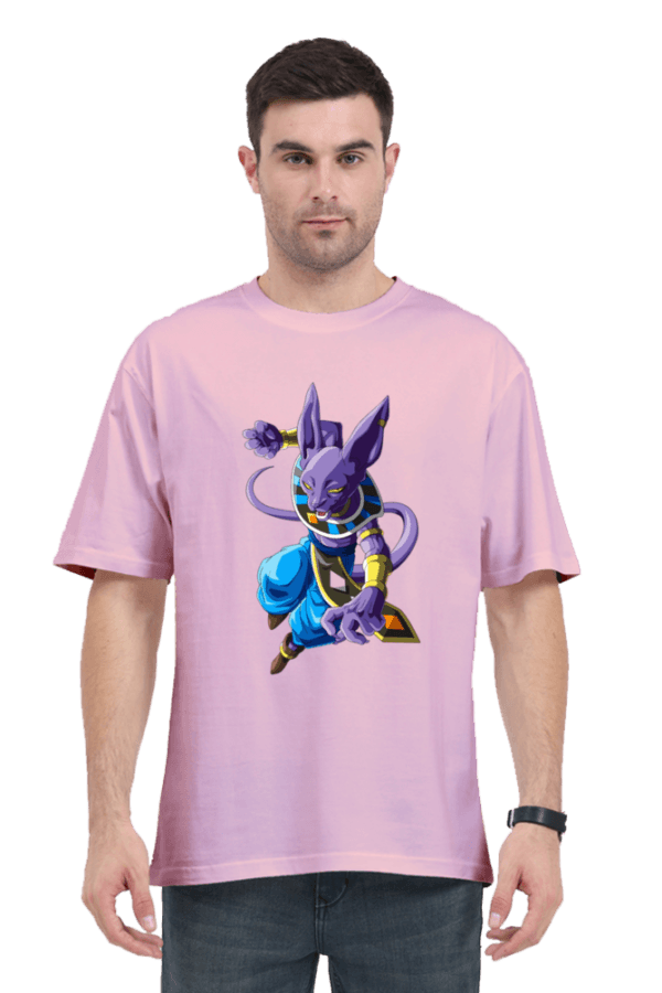 Beerus Attack Stance Oversized T-Shirt