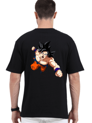 Knockout Punch Oversized Tee – Goku Power Edition