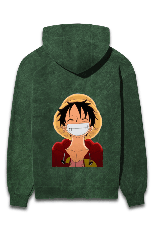 The Pirate King’s Grin Oversized Hoodie – Luffy’s Iconic Smile Edition