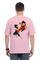 Clash of Titans Oversized Tee – Goku vs Vegeta Edition