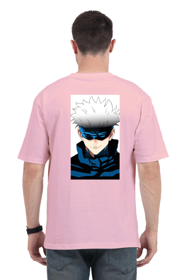 Gojo Masked Headshot Oversized Tee – Infinite Style Edition