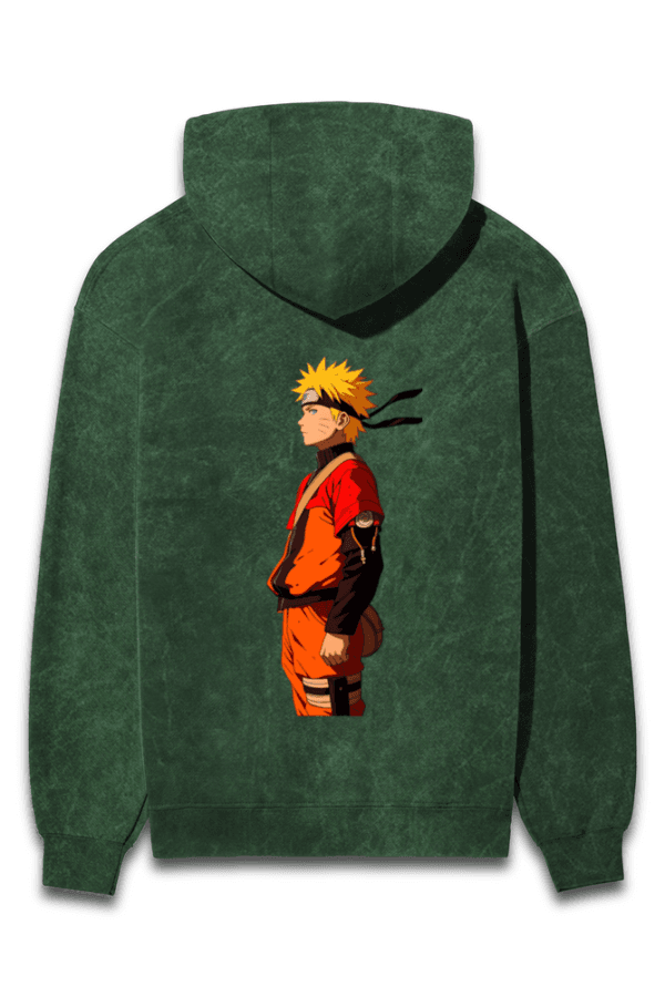 Shinobi Elegance Oversized Hoodie – Naruto’s Side Profile Edition