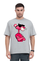 Cool Cat Oversized Tee – Pink Panther Sunglasses Edition