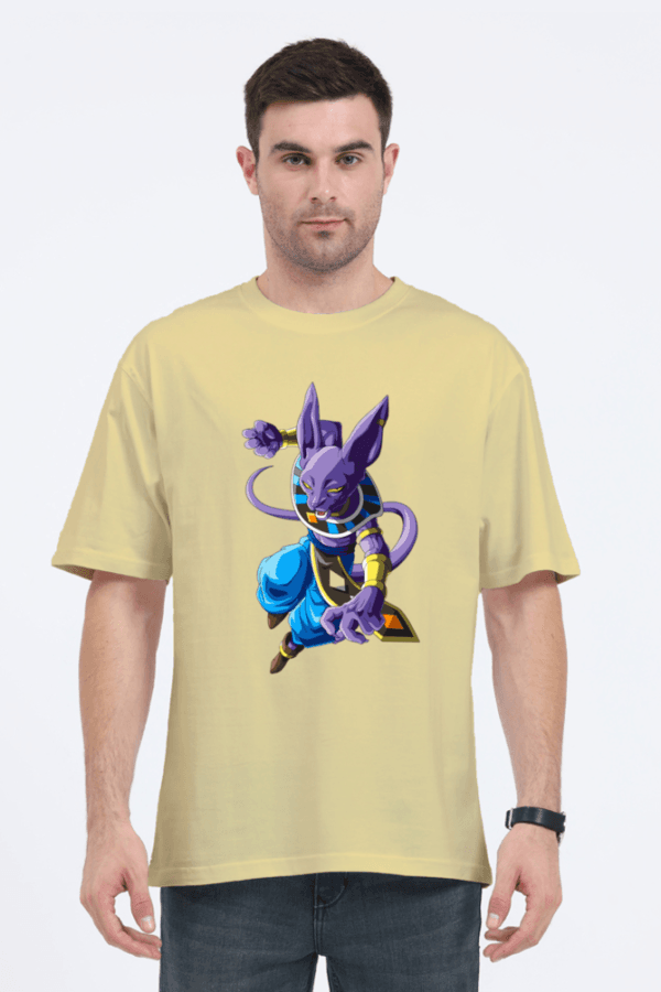 Beerus Attack Stance Oversized T-Shirt