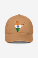 Tricolor India Map Cap – Patriot Edition