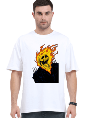 Ghostly Blaze – Ghost Rider Oversized T-Shirt