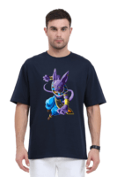 Beerus Attack Stance Oversized T-Shirt