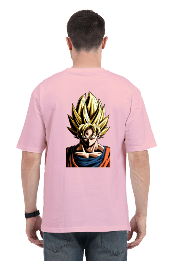 Locked In Oversized Tee – Goku Headshot Edition