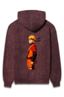 Shinobi Elegance Oversized Hoodie – Naruto’s Side Profile Edition