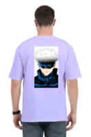 Gojo Masked Headshot Oversized Tee – Infinite Style Edition