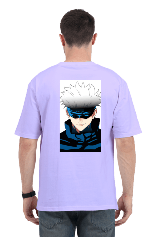 Gojo Masked Headshot Oversized Tee – Infinite Style Edition