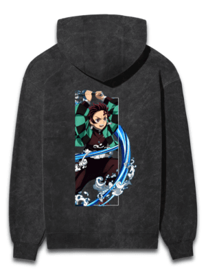 Tanjiro Sword Slash Hoodie – Demon Slayer Edition