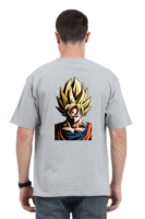 Locked In Oversized Tee – Goku Headshot Edition